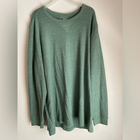 Sonoma  Men’s Green Long Sleeve Waffle Knit Tee size 3XB - Picture 1 of 4